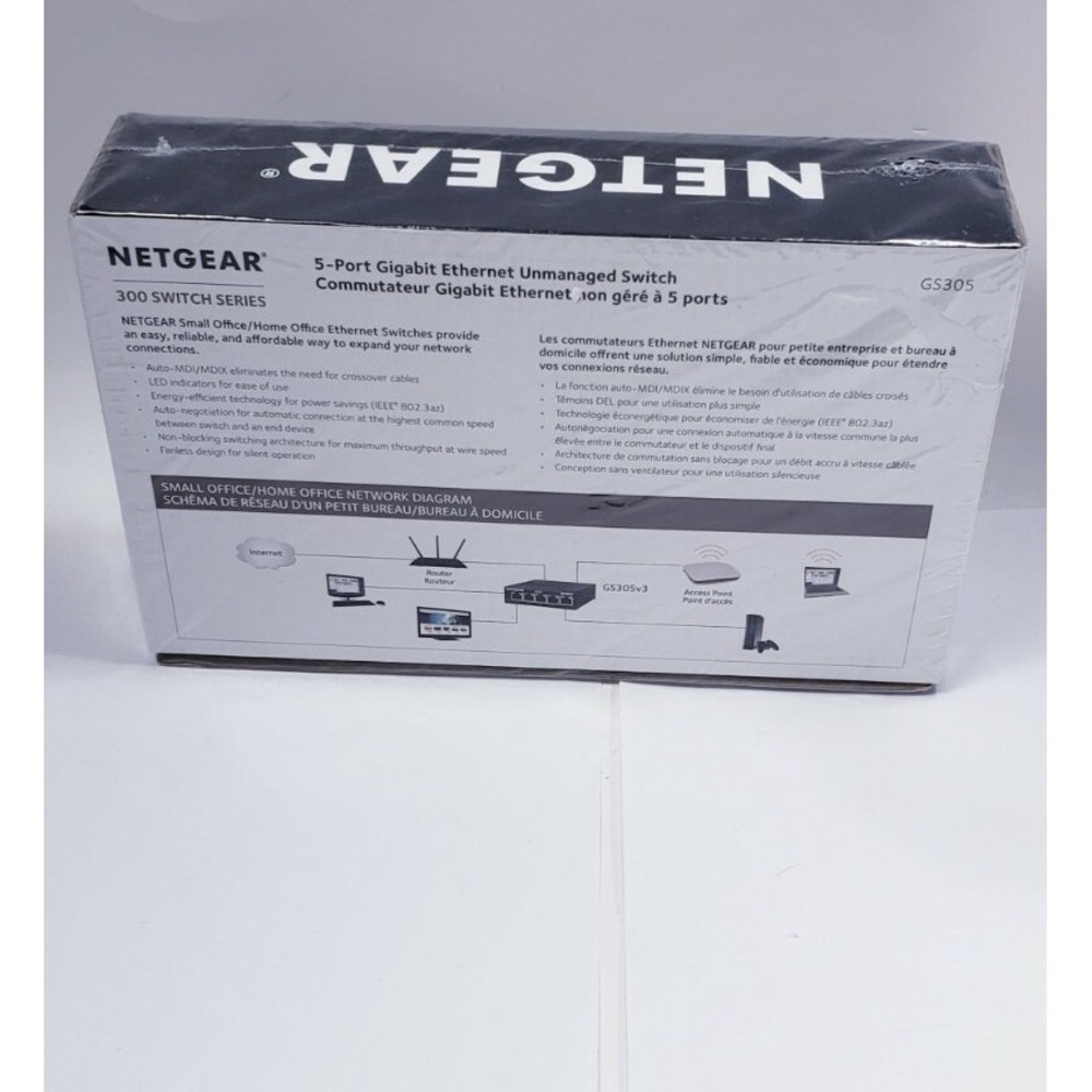 NETGEAR 5-Port Gigabit Ethernet Unmanaged Switch (GS305)